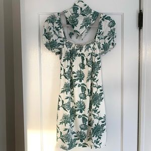 Abercrombie Summer Printed Dress Small, with Kerchief